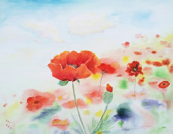 Poppy Field 2 by Helian Osher Poppy Field 2 by Helian Osher